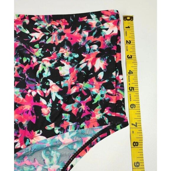 Womens Scoop Swim Bikini Bottom 3X Pink High Waist Cruise Resort Wear - Picture 11 of 11